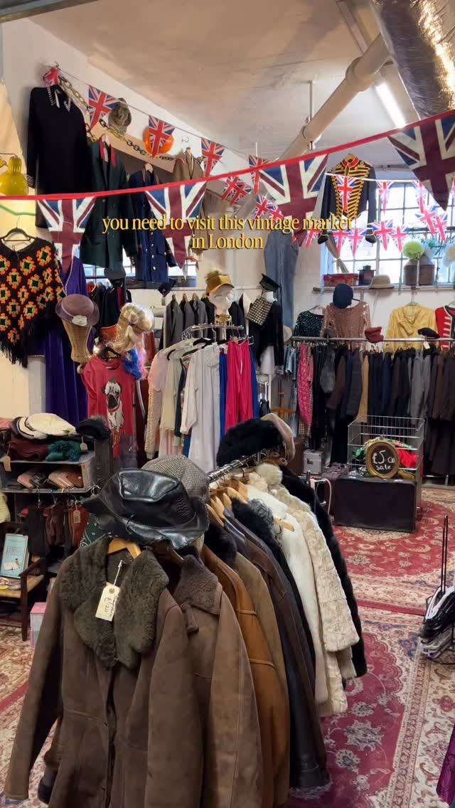 Brick Lane Vintage Market Sells Clothing and Vinyl