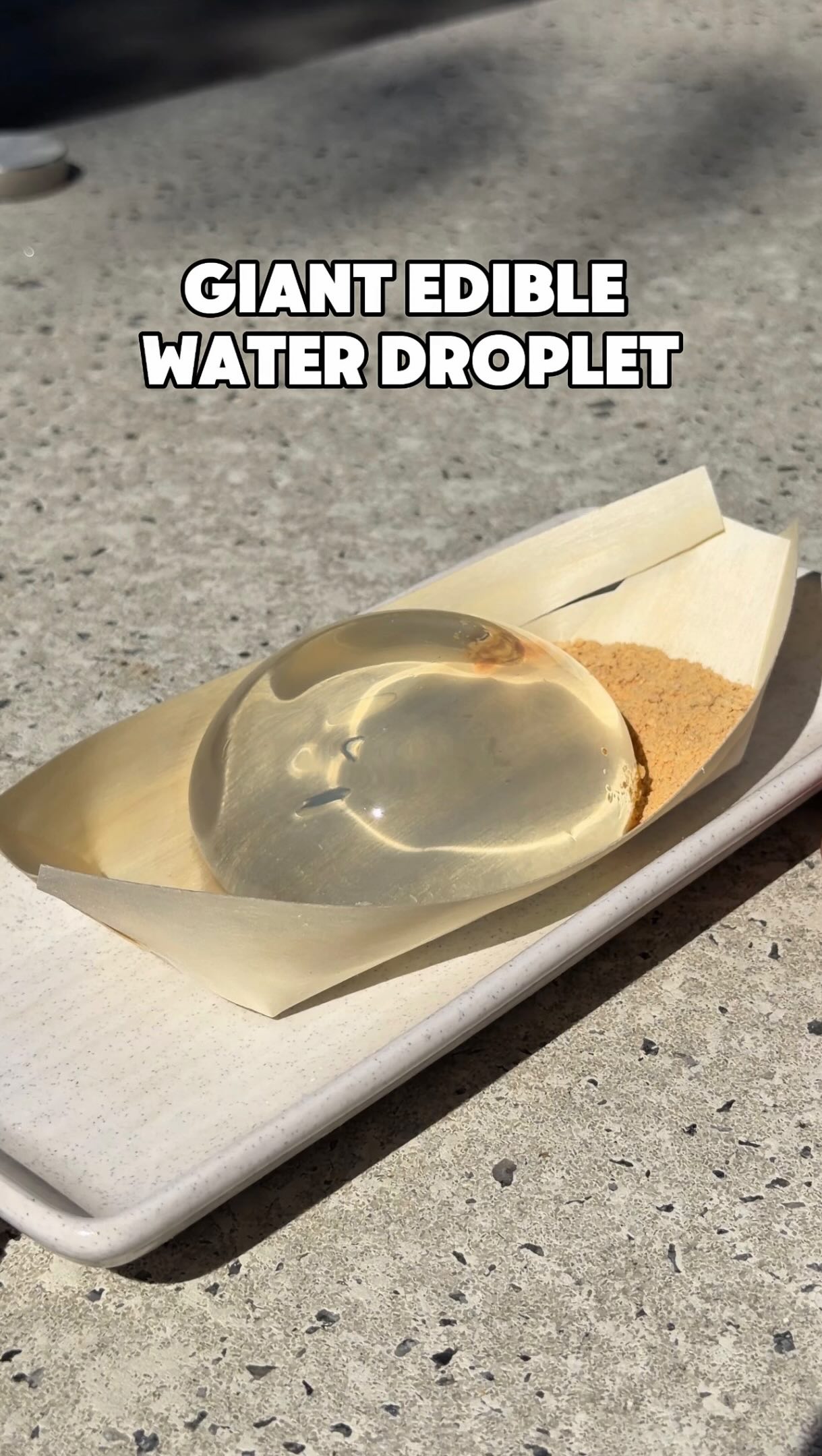 Raindrop Cake at Harajuku Gyoza Darling Harbour
