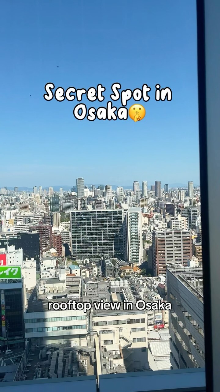 Osaka City Views From Abeno Harukas