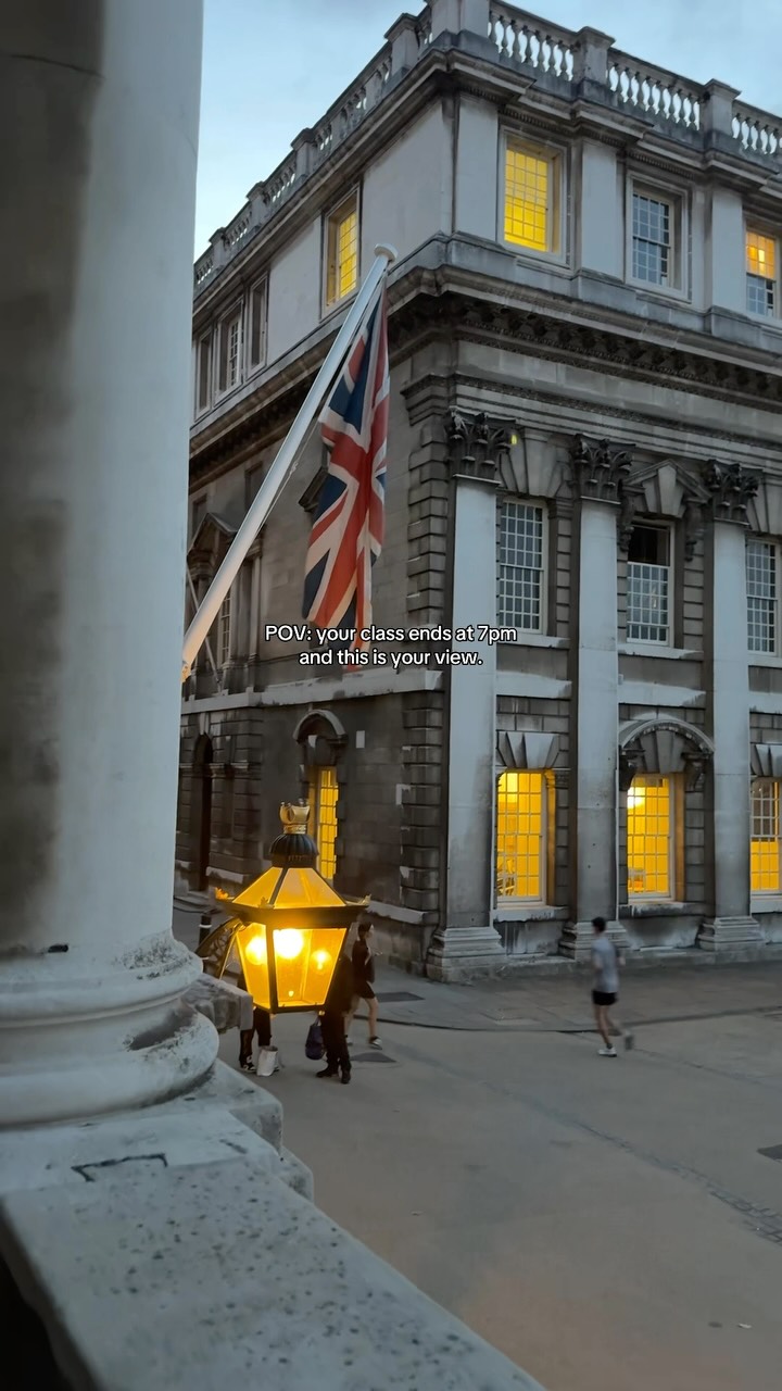 London University Campus Views At Dusk