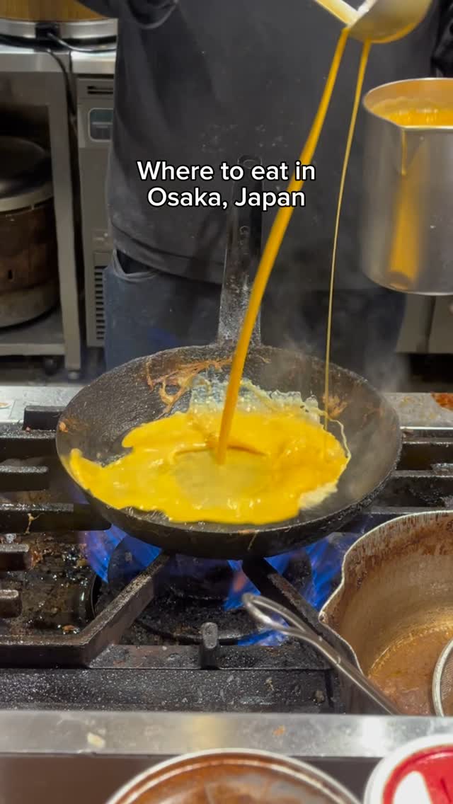Osaka Restaurant Serves Wagyu and Kakuni Omurice
