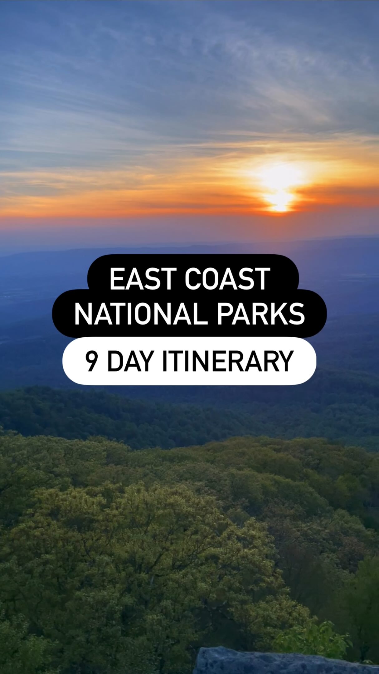 East Coast Road Trip: National Parks and Cities
