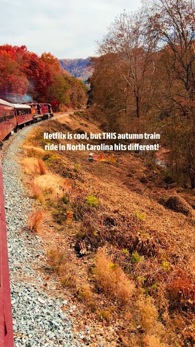 Scenic Train Ride Through Smoky Mountains