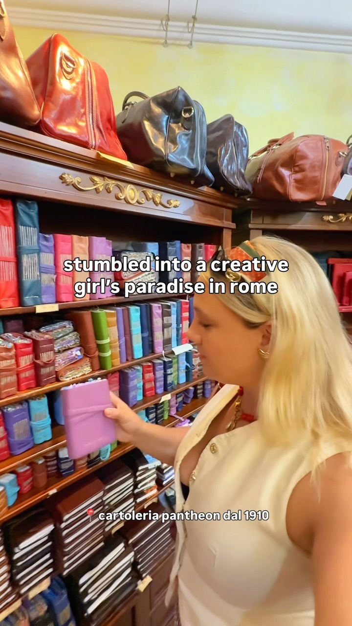 Dream Stationery Shop in Rome