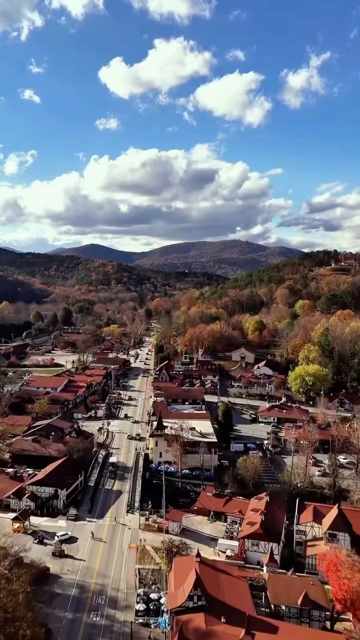 Bavarian-Themed Mountain Town's Festive Charm