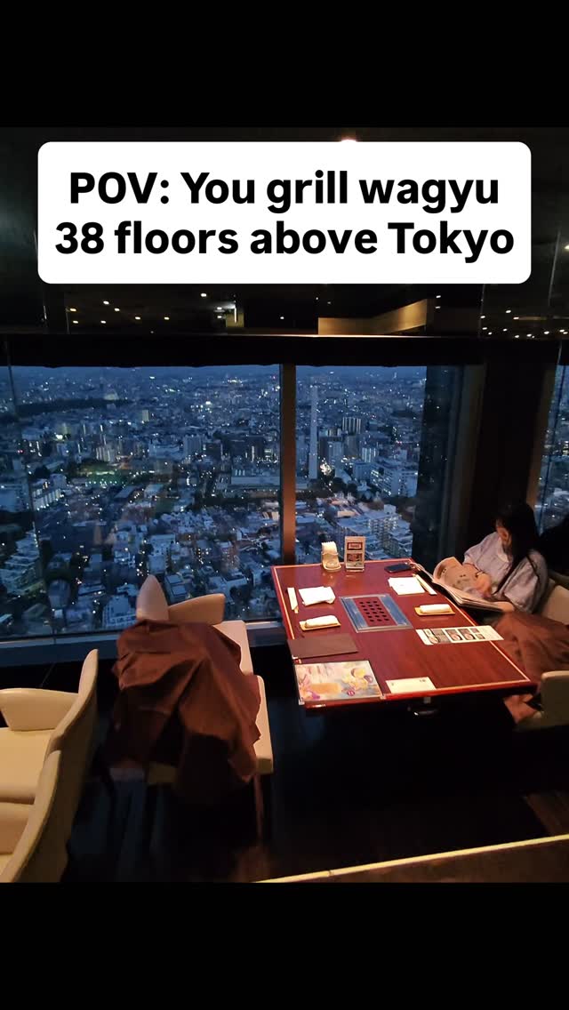 Tokyo's High-Rise Wagyu Dining Experience
