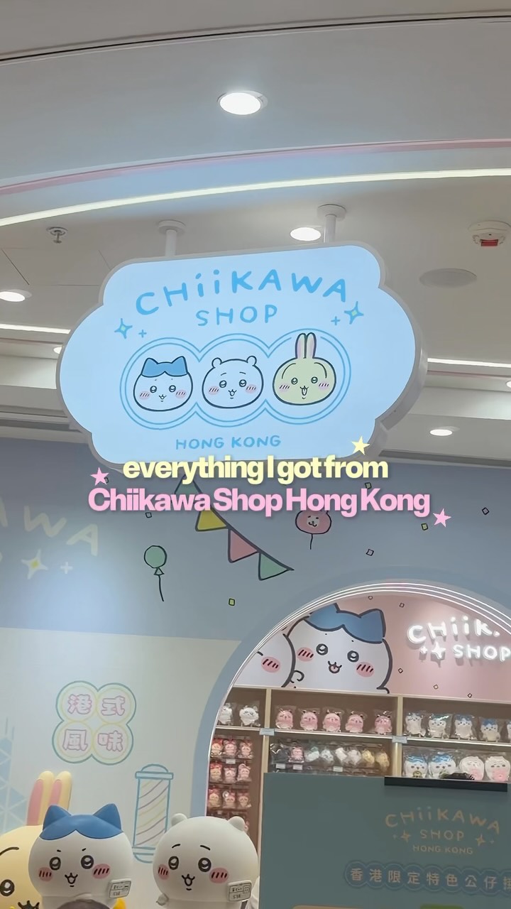 Chiikawa Shop Opens in Hong Kong