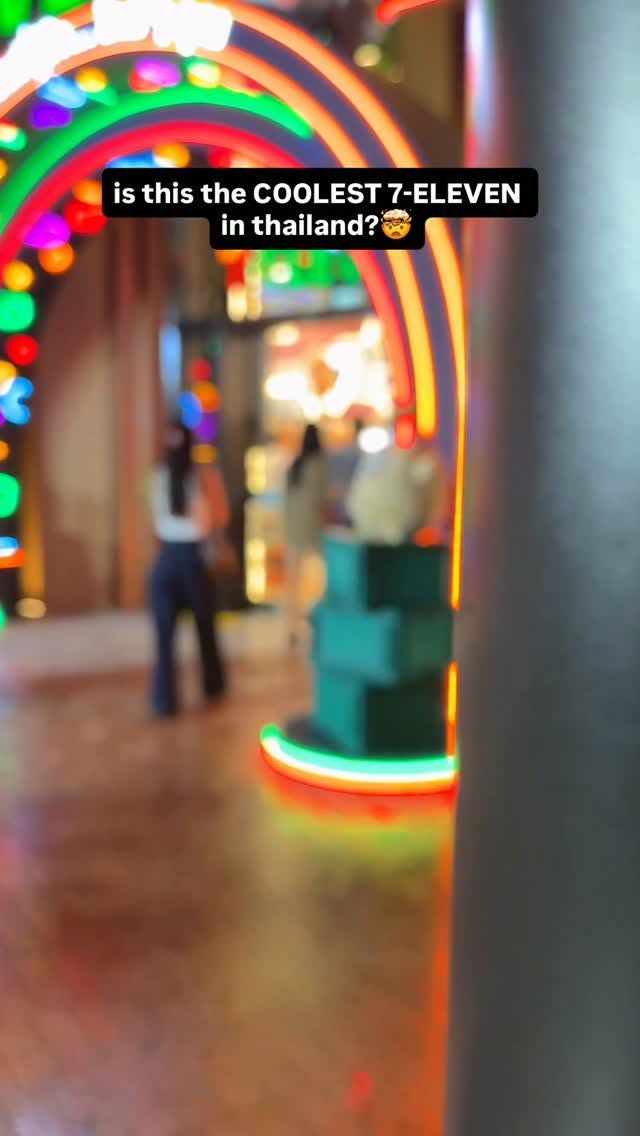 Thailand's Coolest 7-Eleven Features Neon Lights