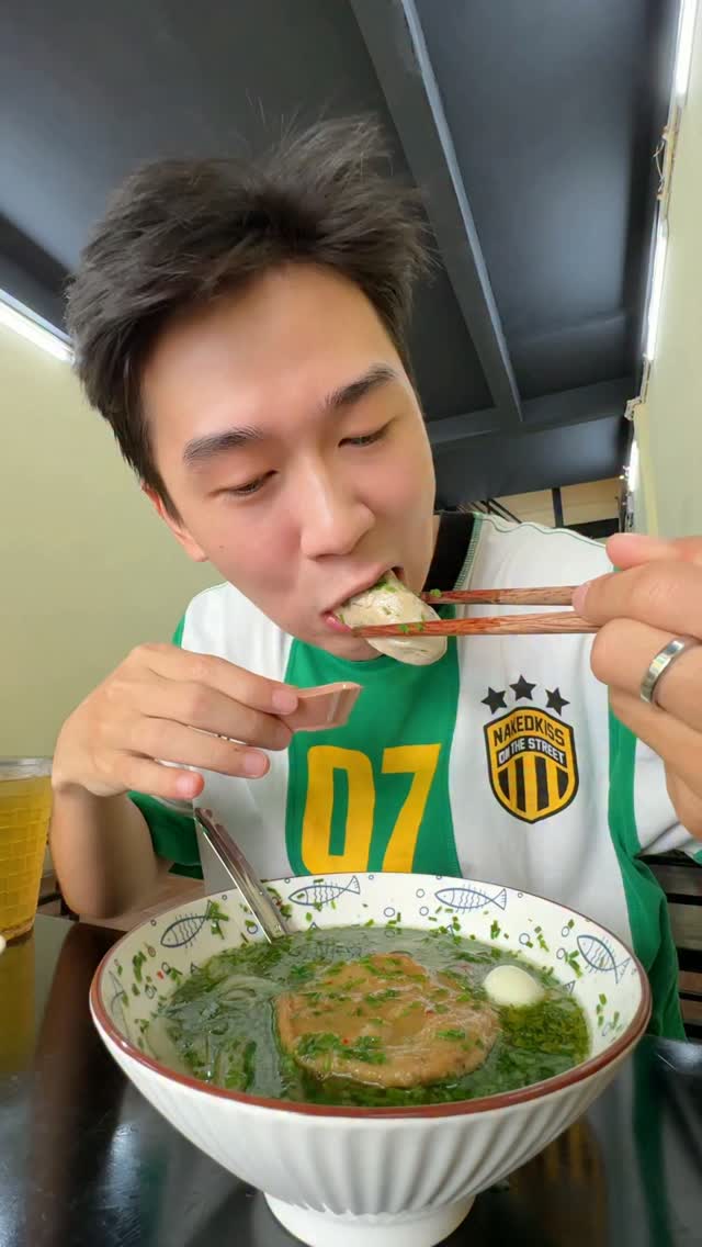 Bánh Canh Chả Cá Noodle Soup At Má Thùy