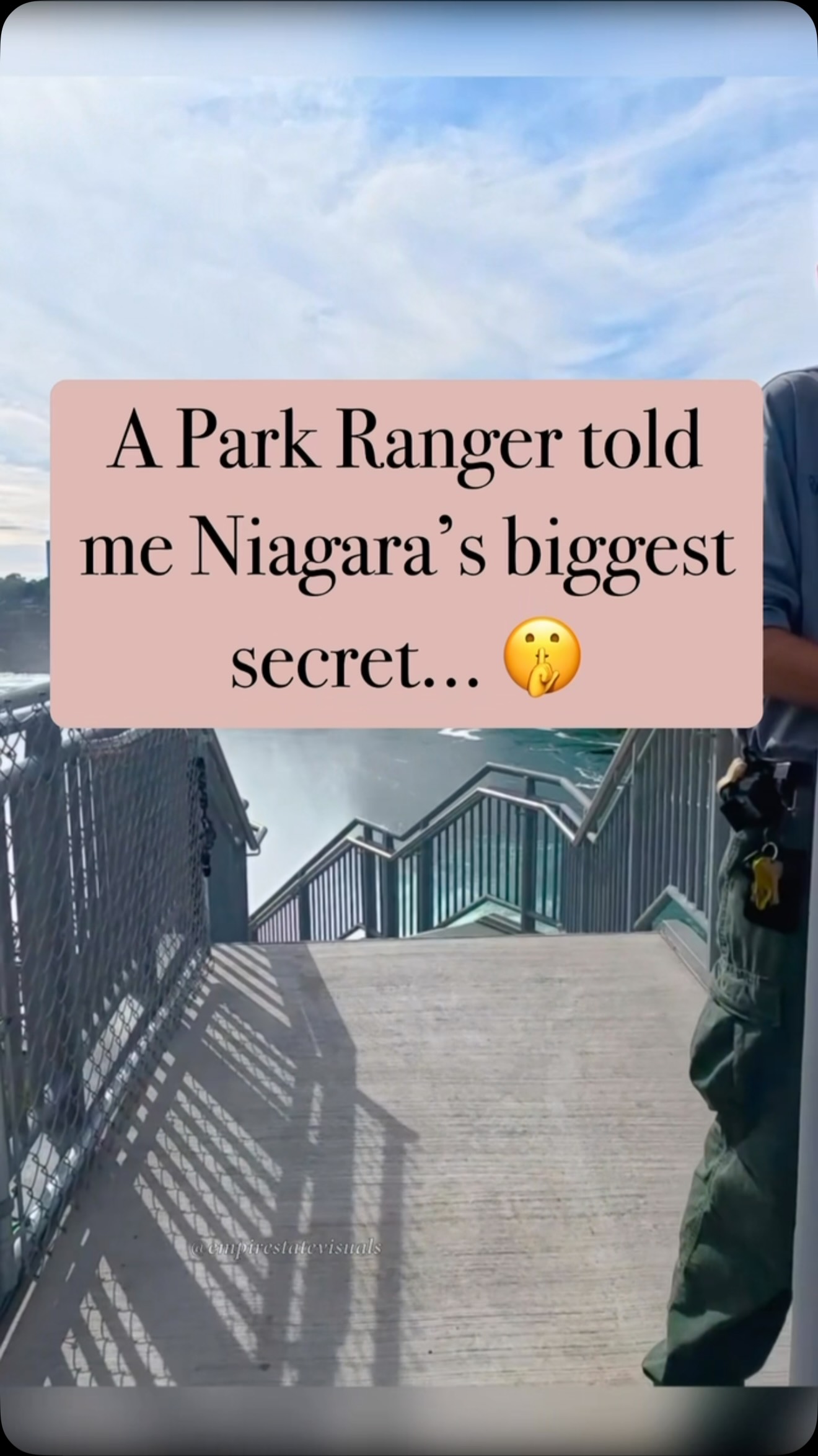 Niagara Falls Secret Path and Misty Overlook
