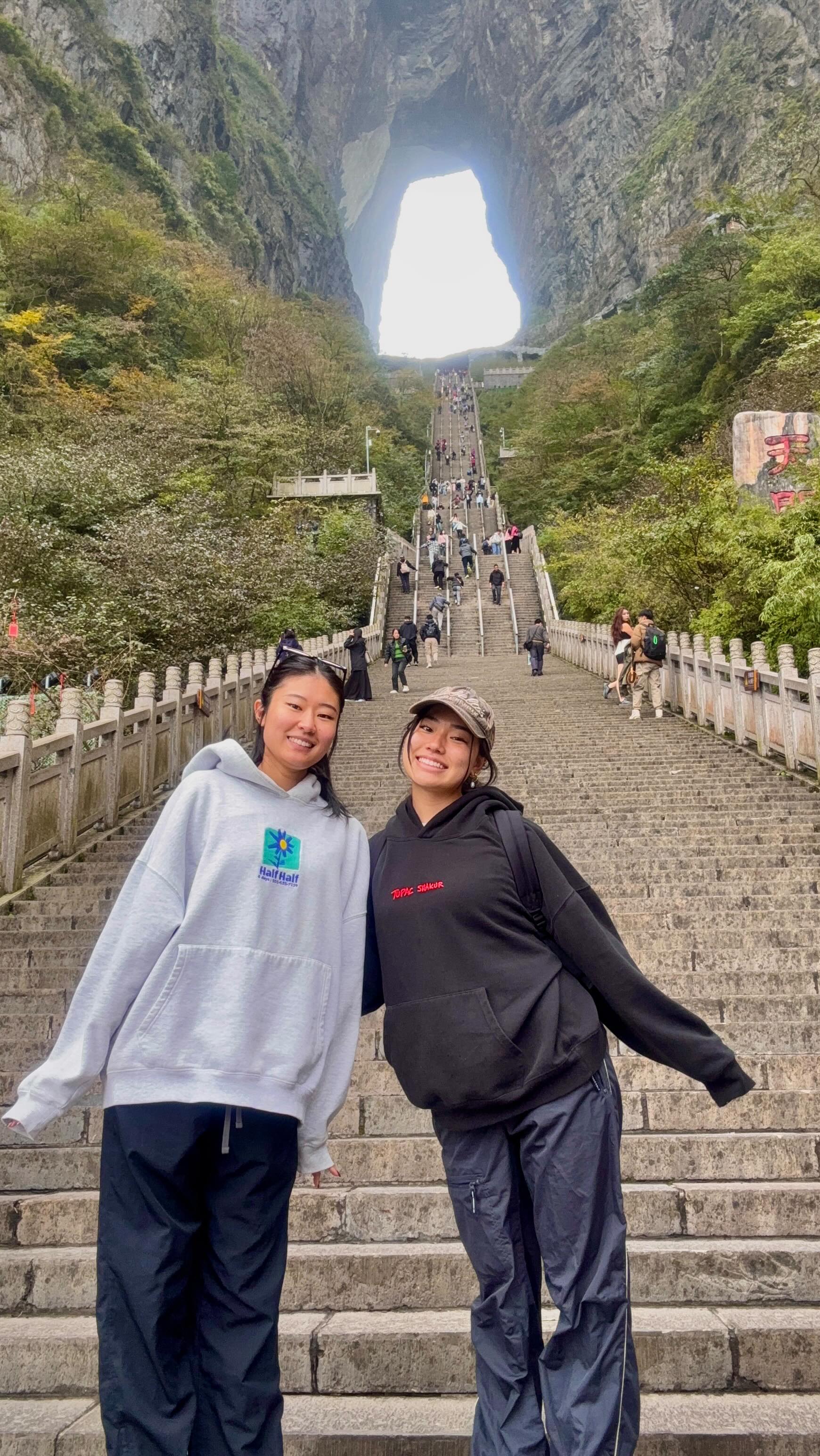 Stair Climb to Heaven's Gate at Tianmen Mountain