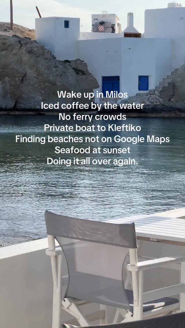 Greek Island Itinerary: Kleftiko and Milos