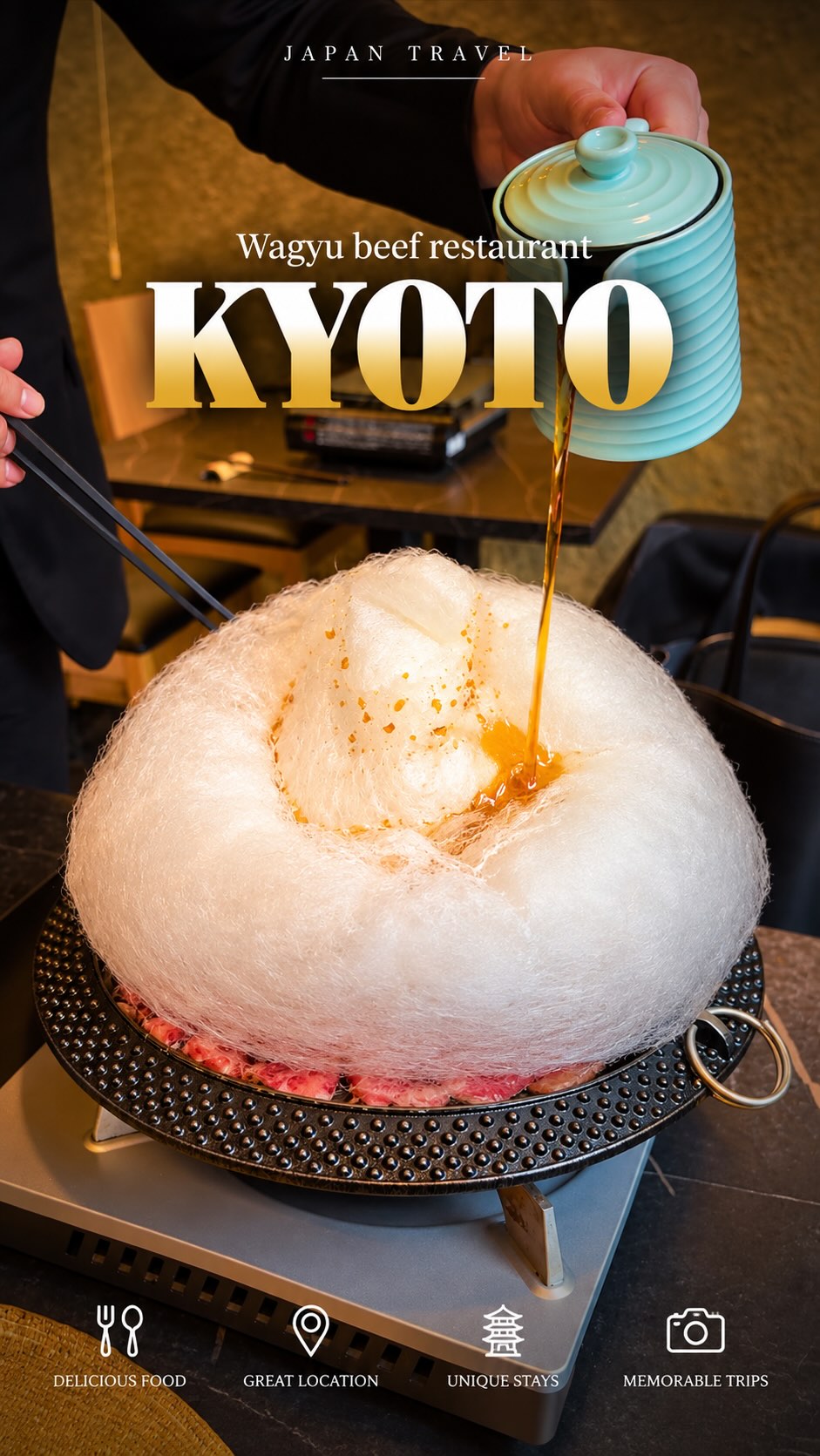 Kyoto Restaurant Serves Sweet Wagyu Sukiyaki