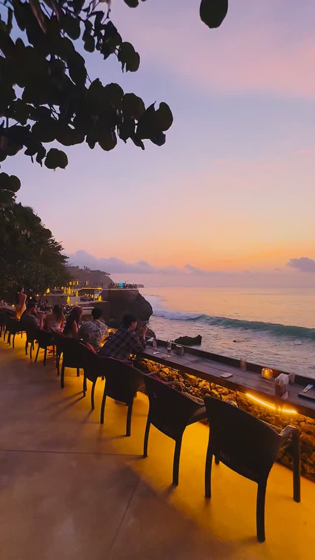 Bali's Rock Bar Offers Sunset Magic