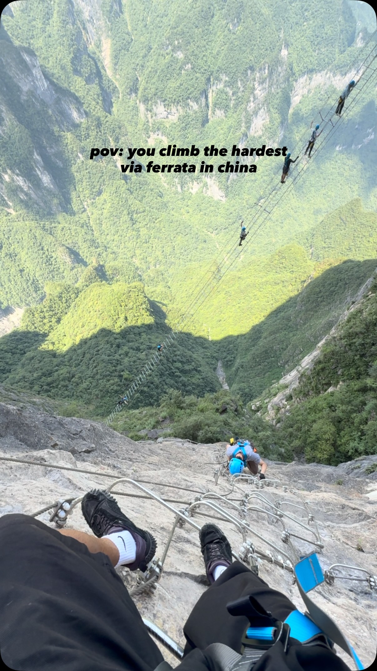 China's Toughest Via Ferrata Climbs