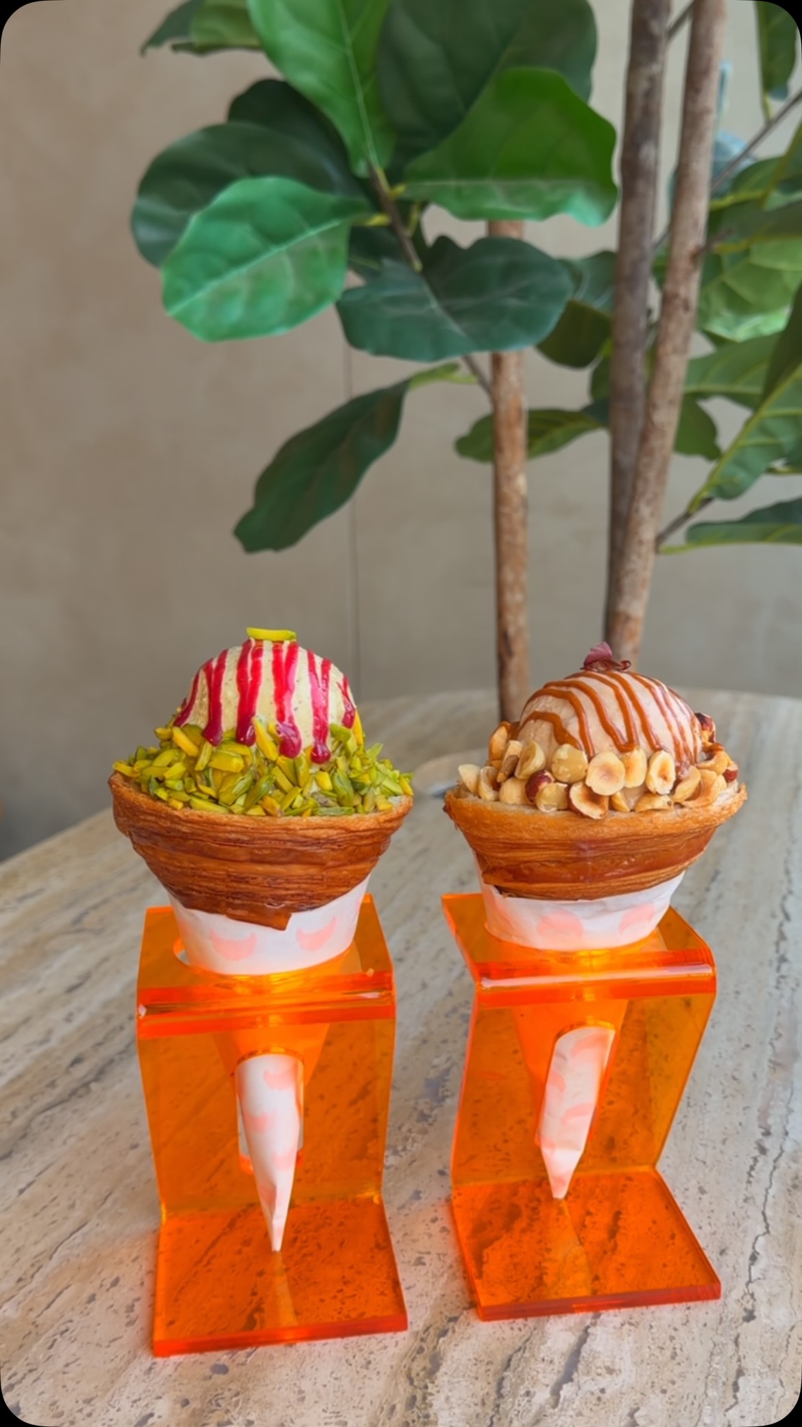 Viral Croissant Ice Cream At Flaky Pastry