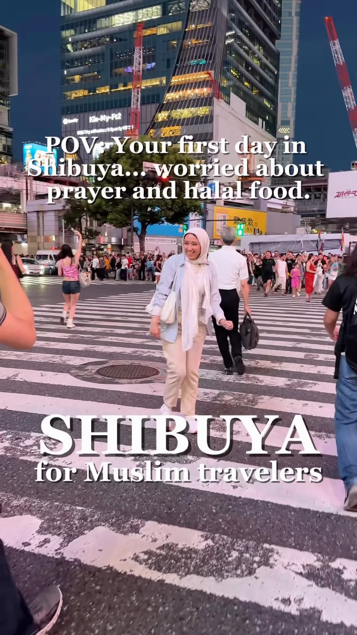 Halal Ramen and Prayer Space Near Shibuya Crossing
