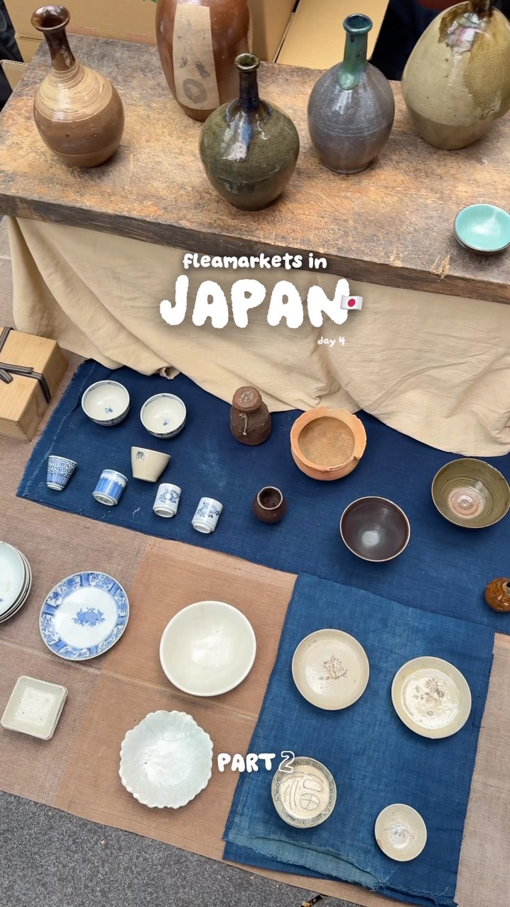Tokyo Flea Market Haul Of Ceramics And Antiques