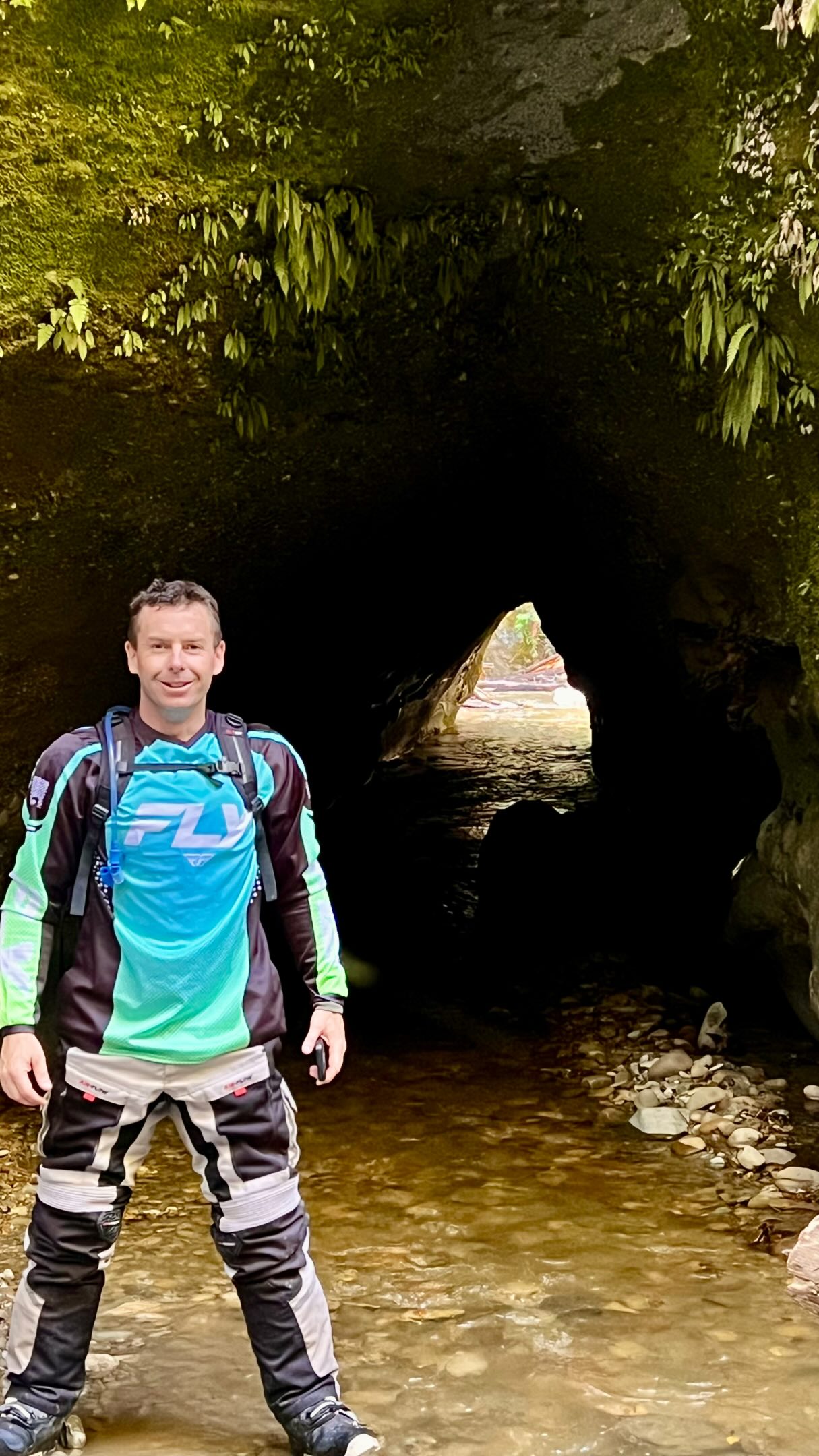 West Coast New Zealand Gold Tunnels Motorcycle Adventure