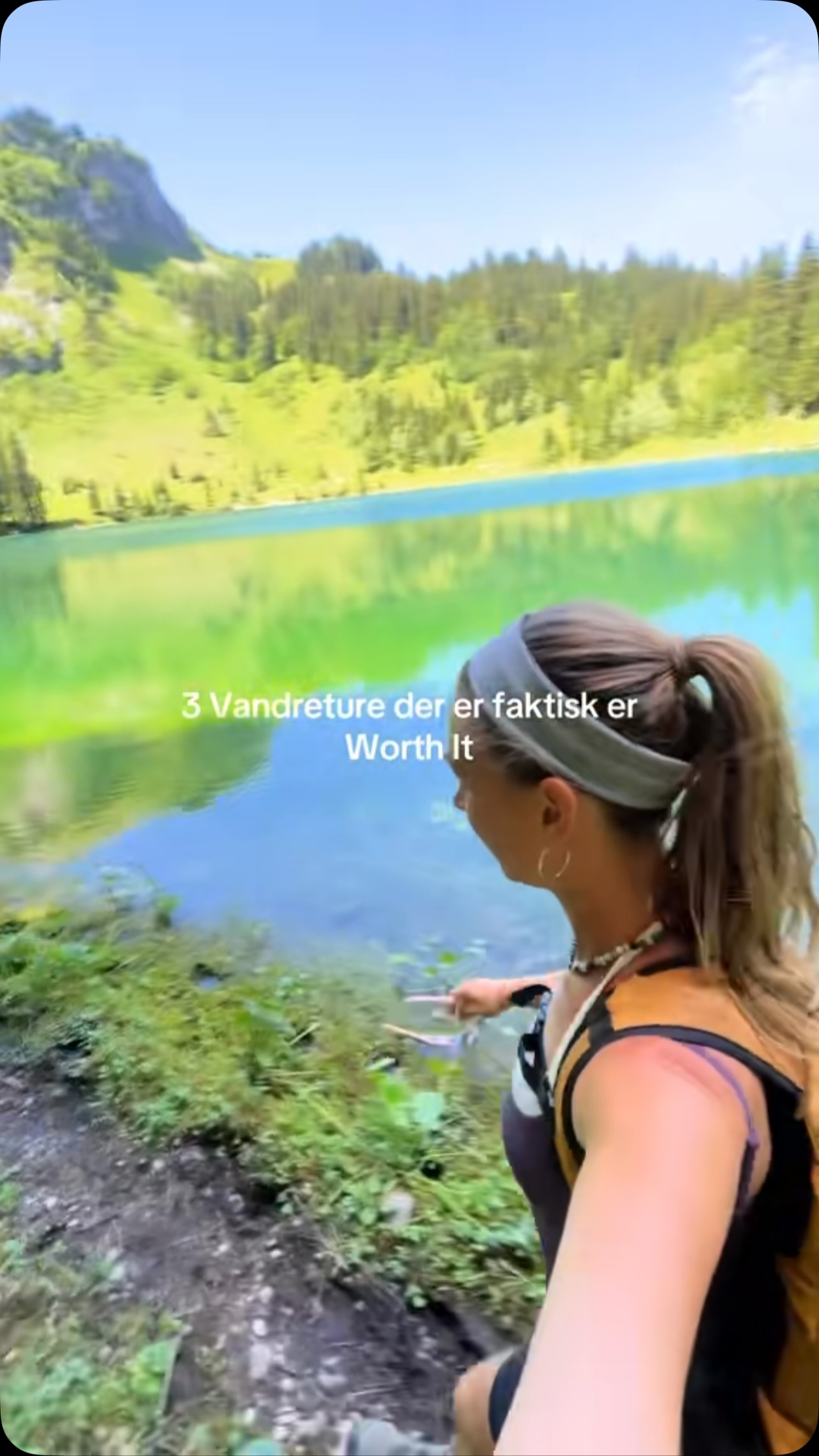 Swiss Hiking Trails Featuring Lakes And Mountains