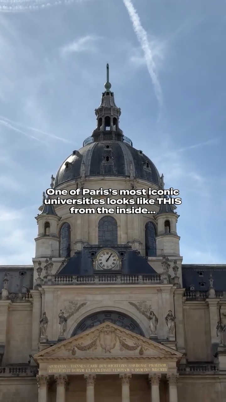Historic Sorbonne University in Paris, France