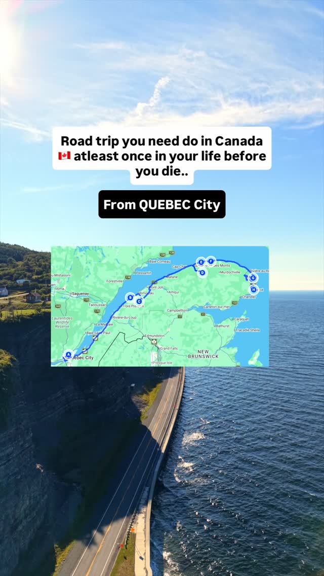 Quebec Road Trip: Waterfalls, Cliffs, and Gaspé Peninsula