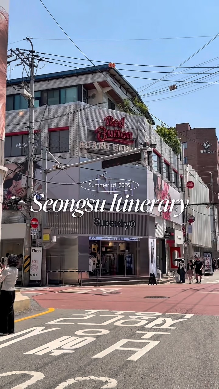 Fashion and Lifestyle Stores in Seoul's Seongsu District