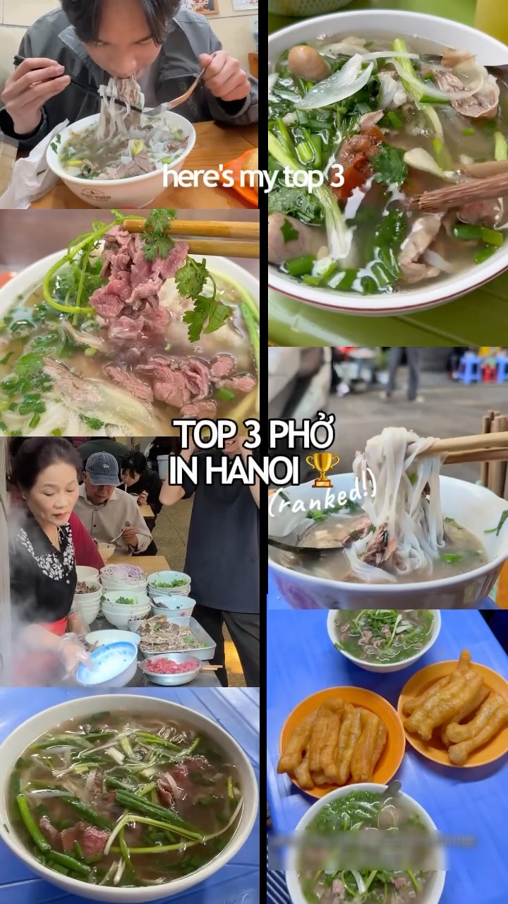 Two Top Pho Restaurants In Hanoi