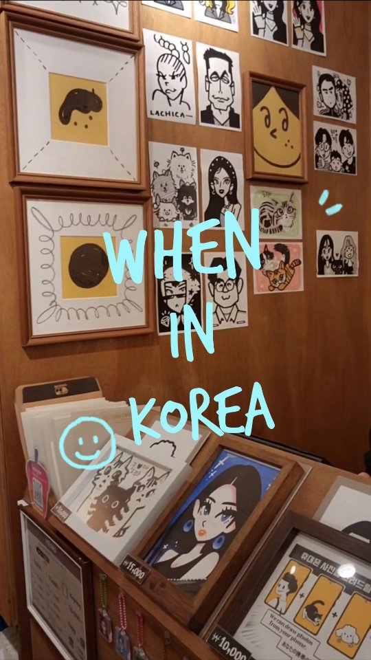 Myeongdong Caricature Studios Offer Fun Souvenirs
