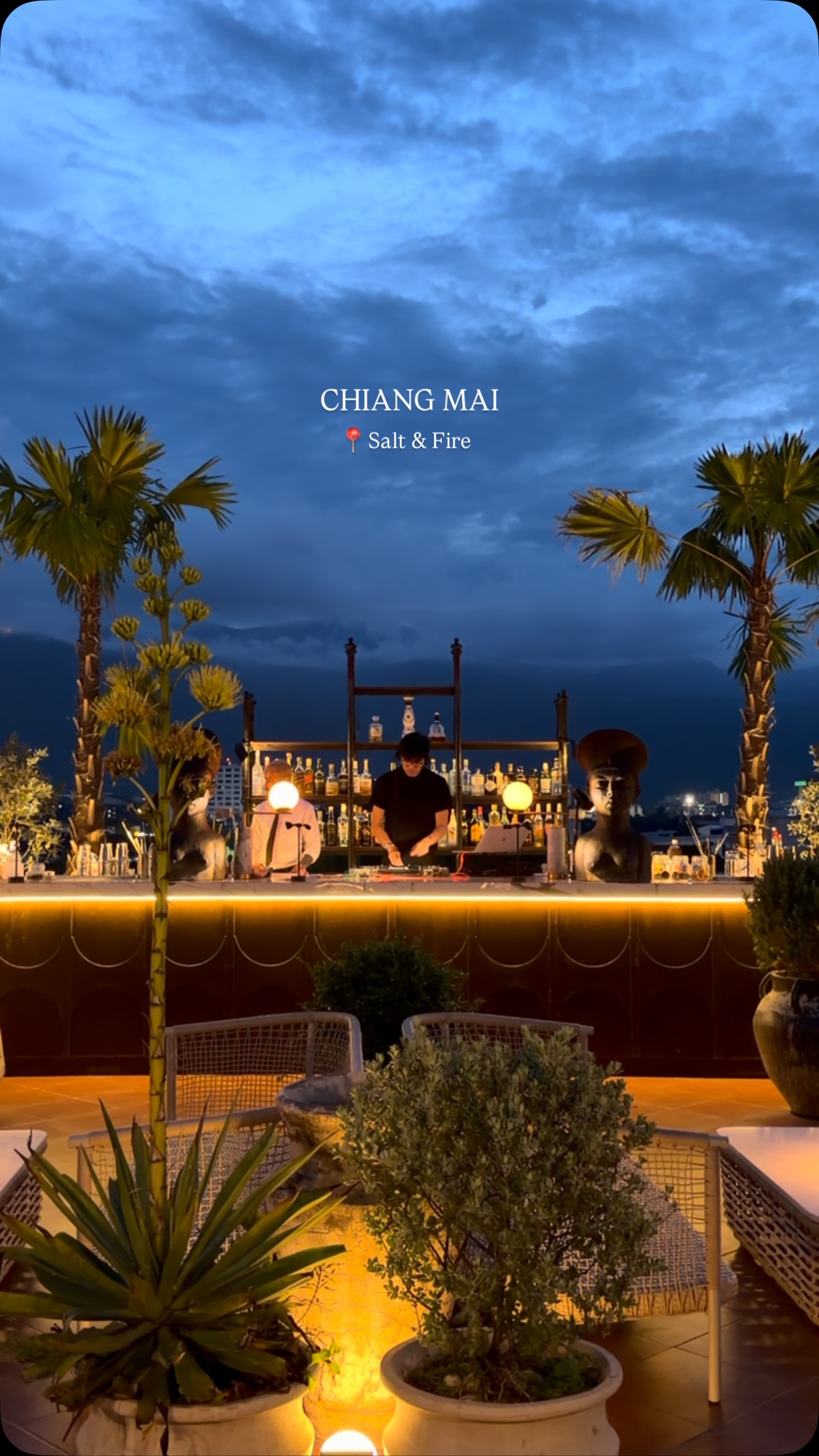 Chiang Mai Rooftop Bar Captures Sunset Views