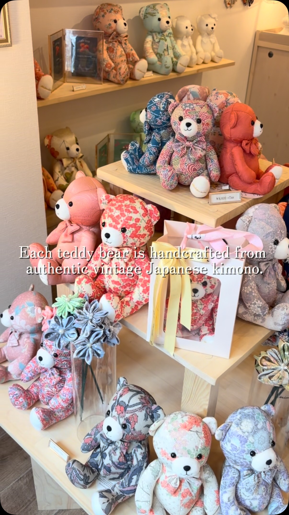 Kyoto Kimono Teddy Bear Shop Sells Unique Souvenirs