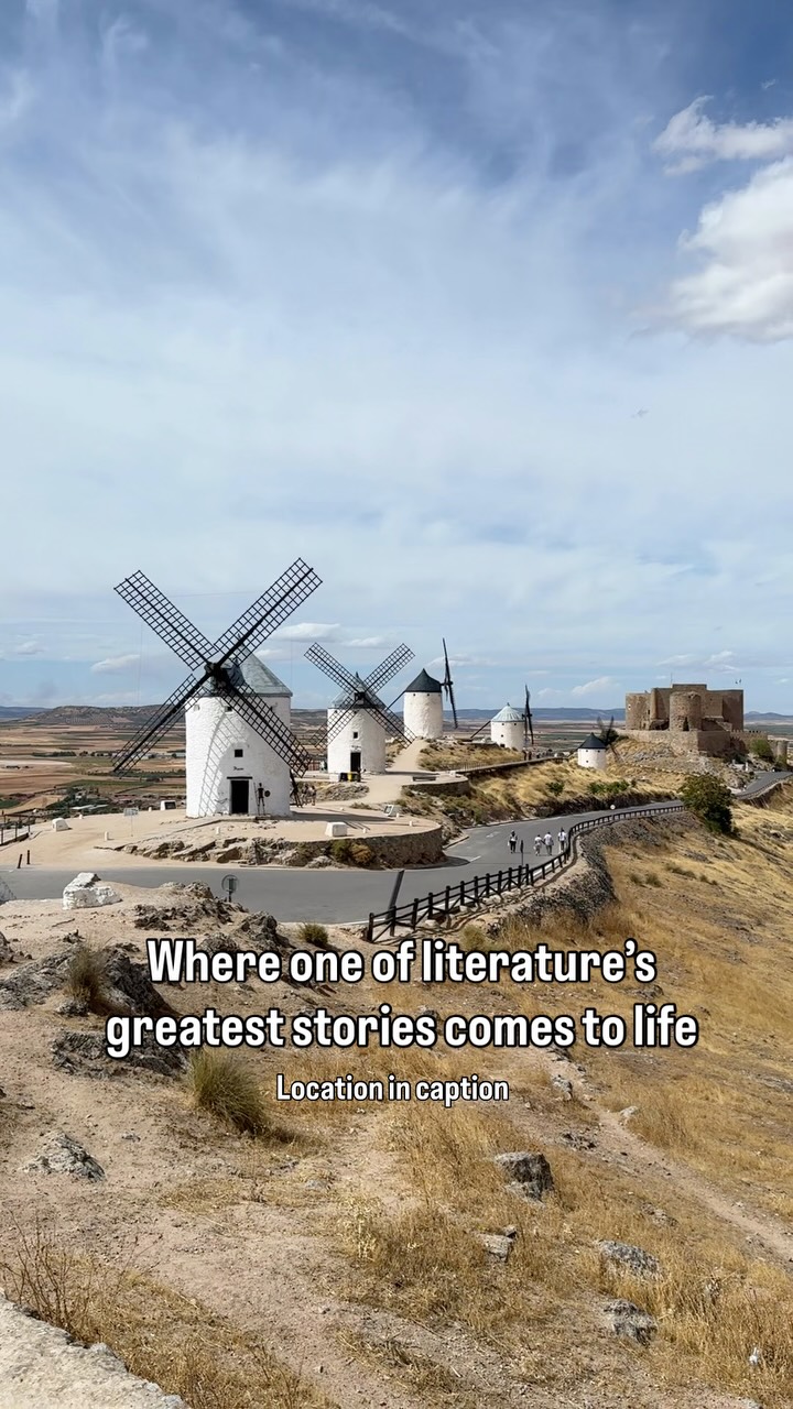 Consuegra's Windmills and Castle Evoke Don Quixote