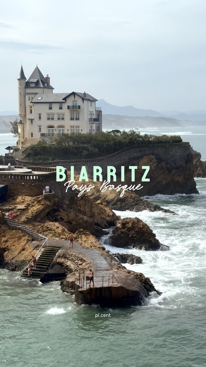 Biarritz Landmarks By The Ocean