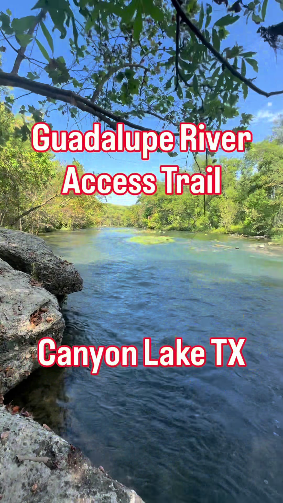 Guadalupe River Access Trail Serene Hill Country Escape