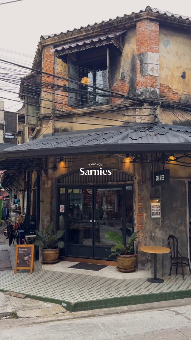 Bangkok's Sarnies Cafe: Rustic Charm and Bold Coffee