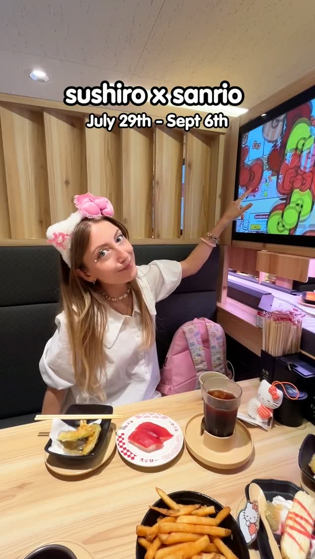 Hello Kitty Sushi Collaboration In Japan
