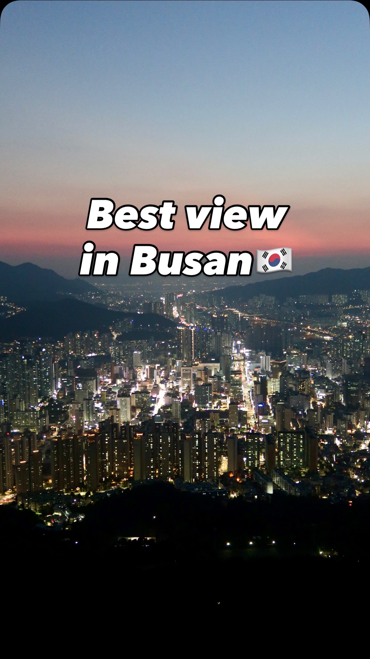 Hwangnyeongsan Observatory Offers Panoramic Busan Views
