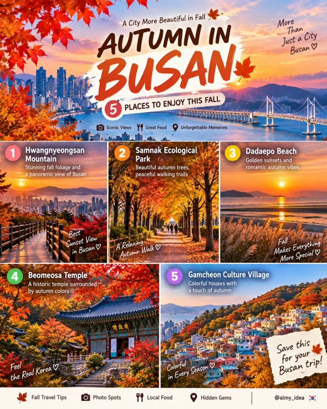 Busan's Top Autumn Destinations For Scenic Views