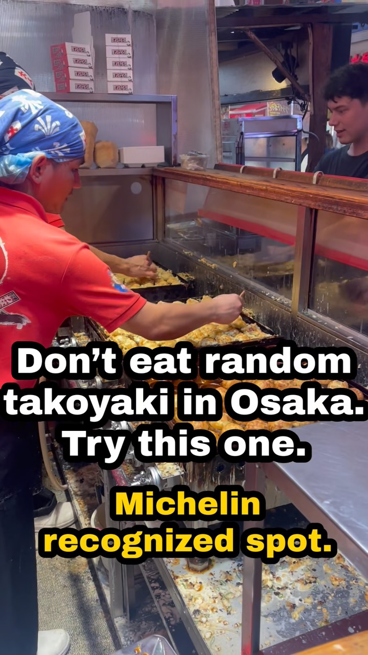 Michelin-Recognized Takoyaki in Osaka