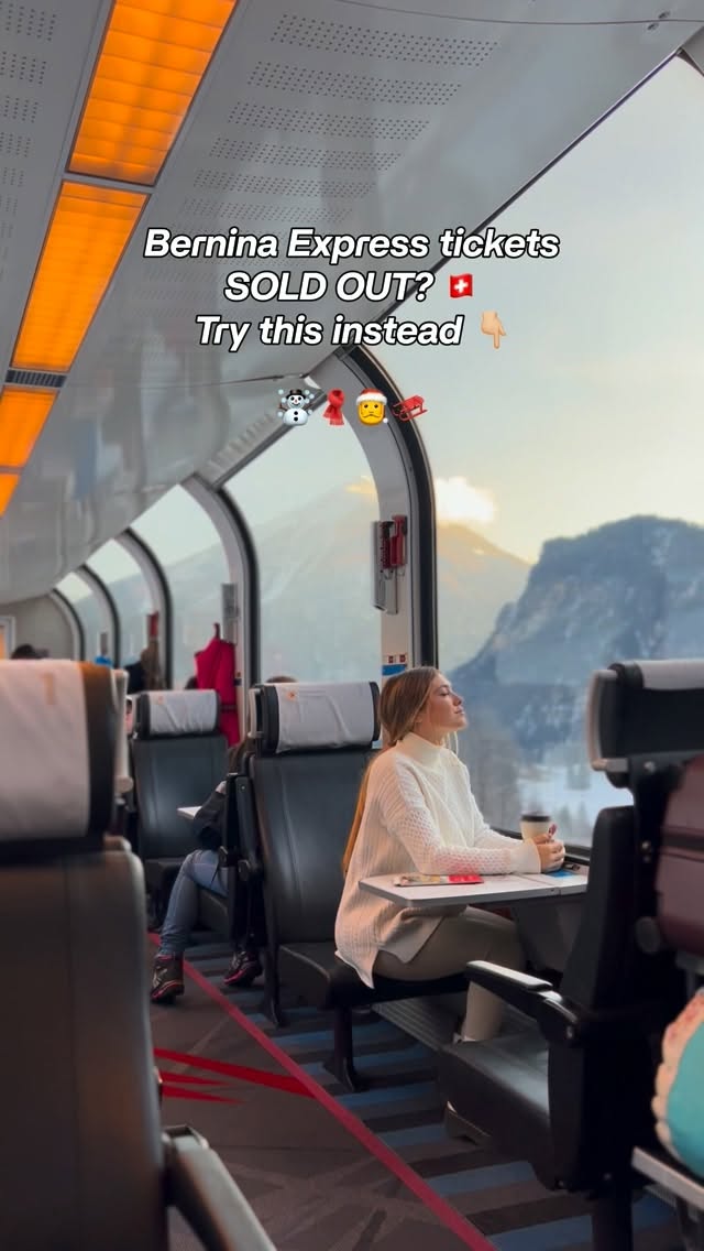 Milan to Switzerland's Bernina Train Journey