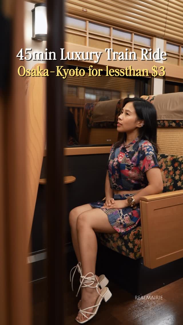Kyoto-Osaka Train Ride Offers Traditional Japanese Ambiance