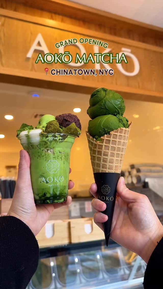Chinatown Matcha Shop Opens With Gelato