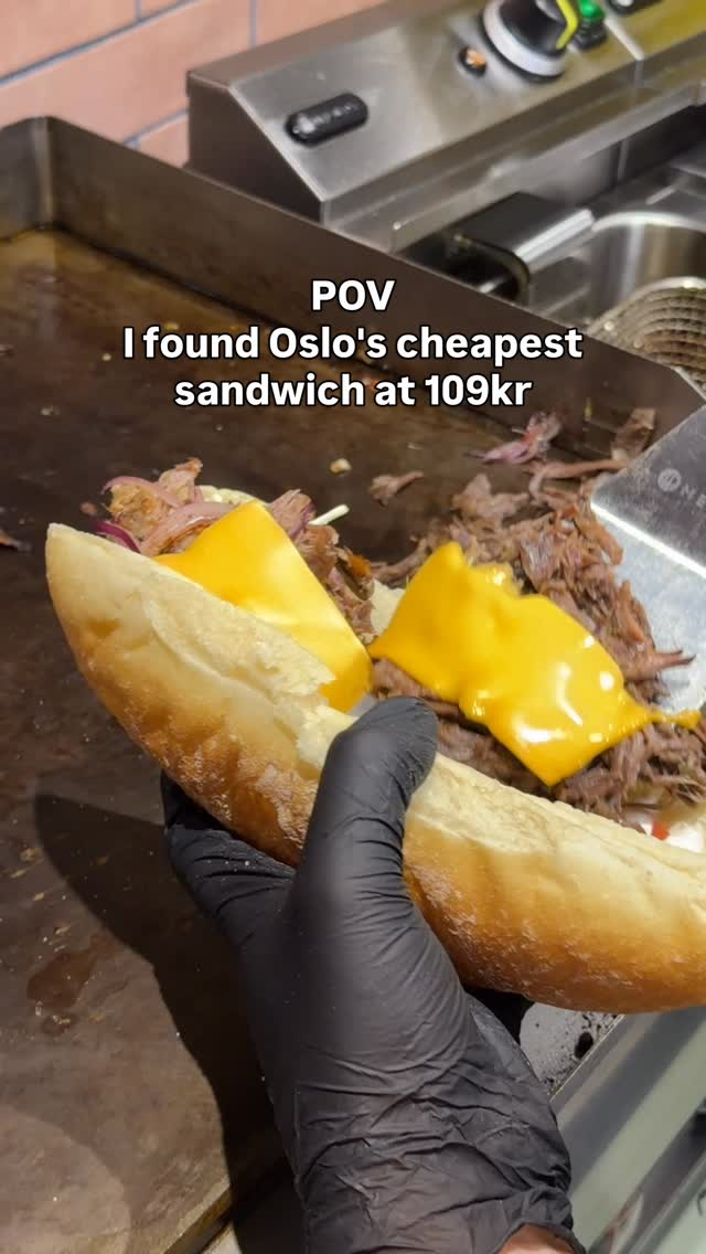 Oslo's Cheapest Roast Beef Sandwich Found