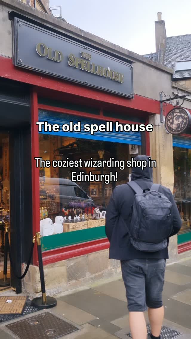 Cozy Edinburgh Wizarding Shop Below Castle