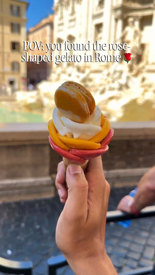 Rome's Rose-Shaped Gelato Destinations