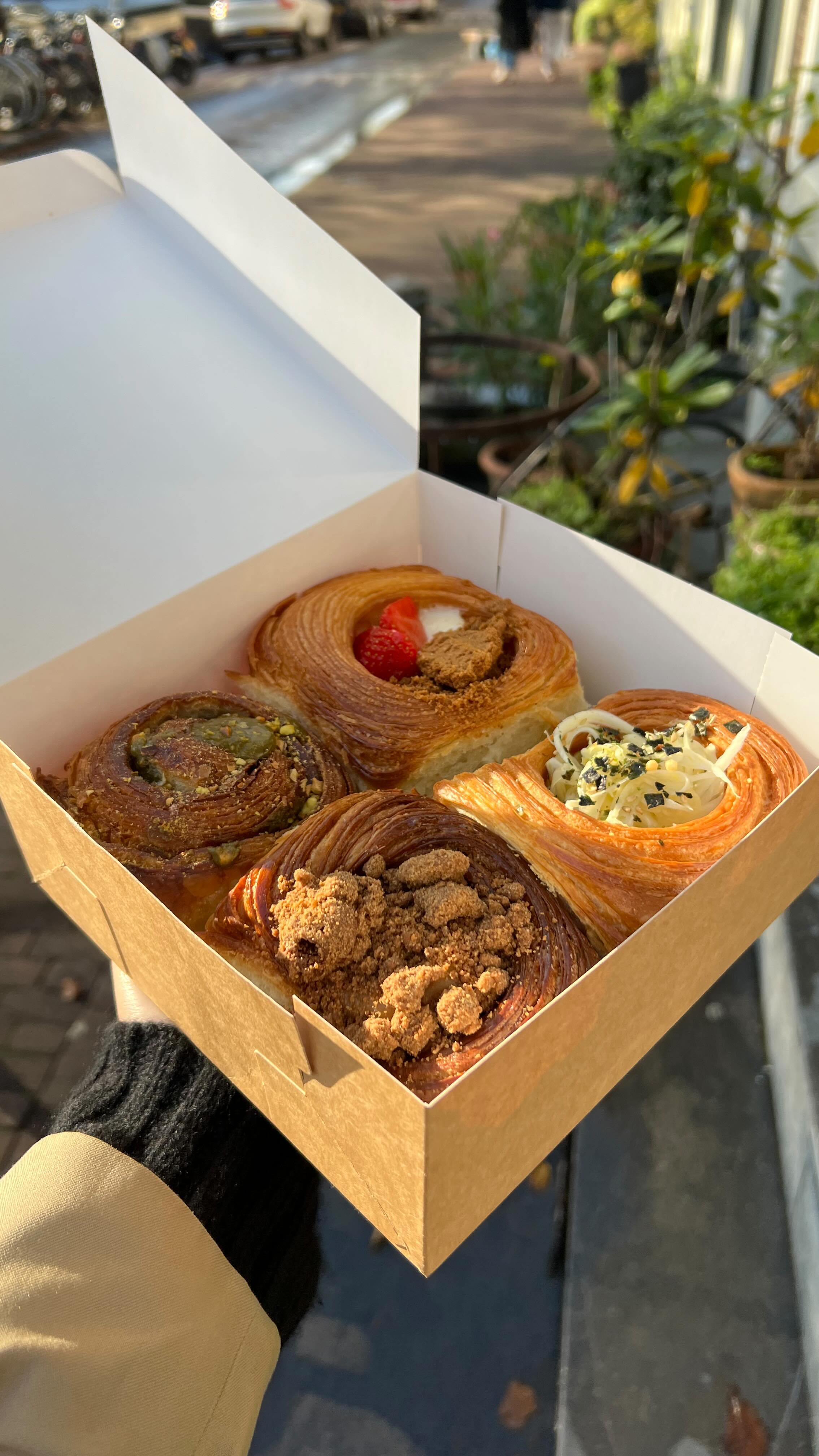 Pistachio Croissant Buns at BunBun Amsterdam