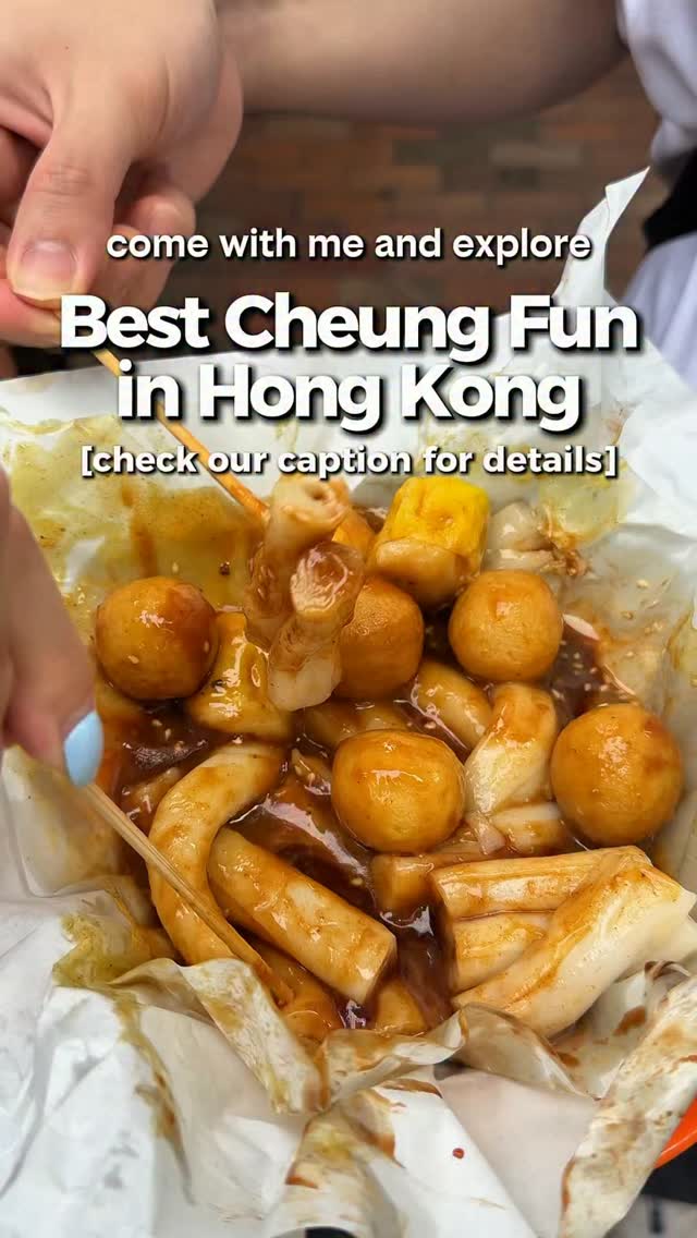 Hong Kong Cheung Fun Stall Offers Smooth Rice Rolls