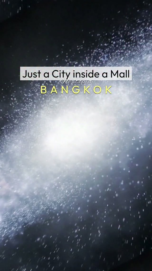 Bangkok's Futuristic Indoor City