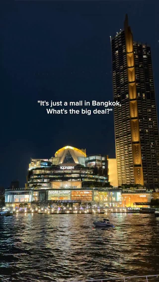 ICONSIAM: Riverside Mall with Indoor Floating Market