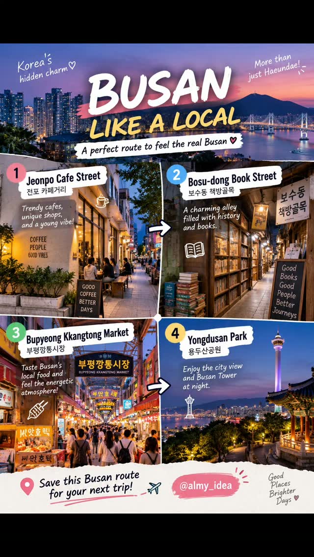 Busan's Hidden Gems: Markets, Parks, and Unique Streets